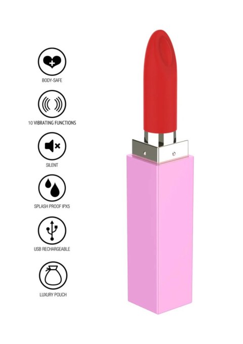 Mini wibrator szminka - Sealed With A Kiss Lipstick Vibe