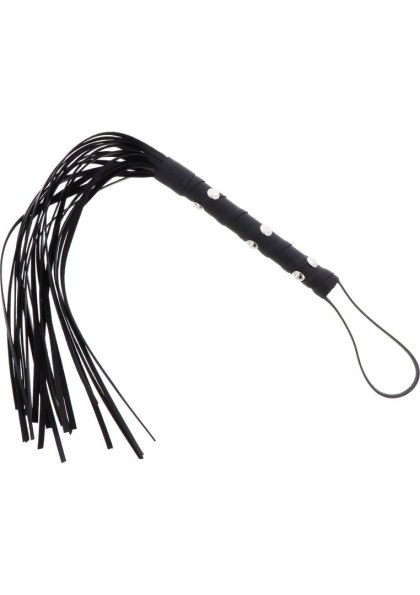 Pejcz - Short Studded Flogger Whip Black