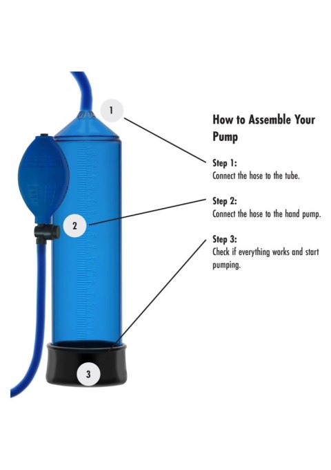 Pompka do penisa - Starter Penis Pump Blue