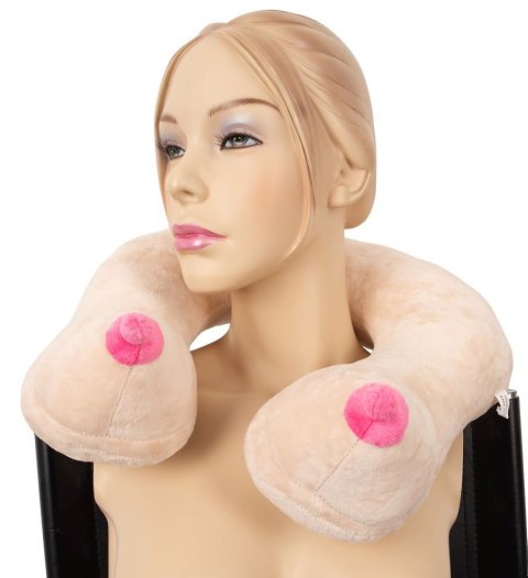 Poduszka podróżna piersi - Boob Neck Pillow
