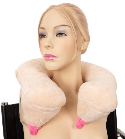 Poduszka podróżna piersi - Boob Neck Pillow