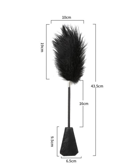 Packa z łaskoczącym piórkiem - Fetish B-Series Tickler & Whip 1.0