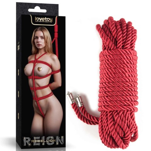 Lina - Rebellion Reign Crimson Silky Bondage Rope