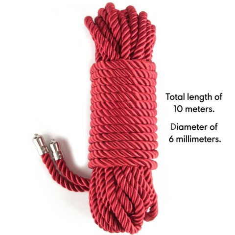 Lina - Rebellion Reign Crimson Silky Bondage Rope