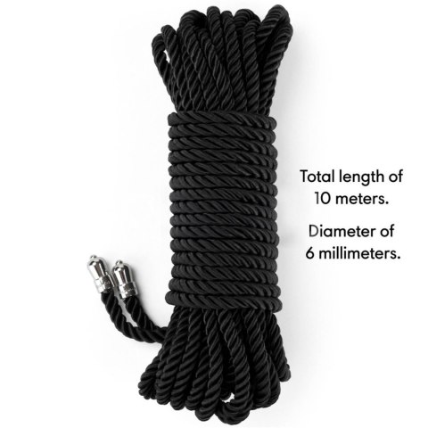 Lina - Rebellion Reign Ebony Silky Bondage Rope