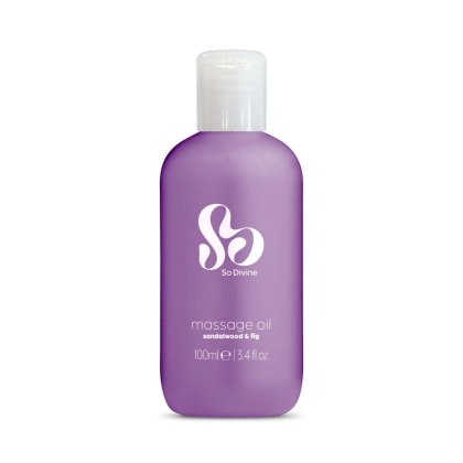 So Divine - Sandalwood & Fig Sensual Massage Oil 100 ml