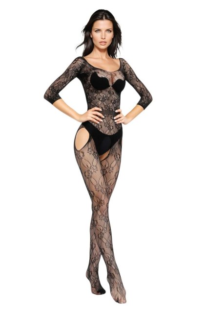 Softline - Bodystocking - black S/L