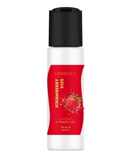 Lubrykant smakowy - DRIMINALS KISS STRAWBERRY 30 ml