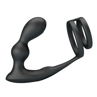 MR PLAY - VIBRATING ANAL PLUG with RING - Remote Control 12 functions