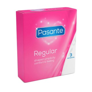 Pasante Regular Condoms 3 pcs
