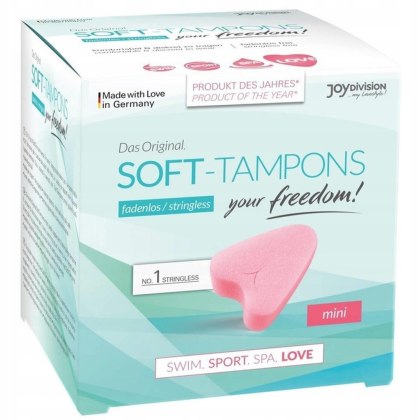 JoyDivision - Tampony - Soft-Tampons mini, box of 3 - WYPRZEDAŻ