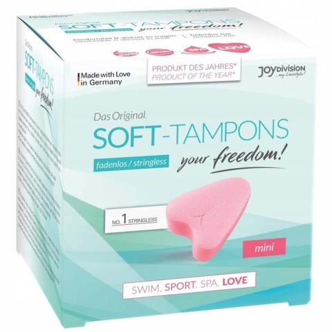 JoyDivision - Tampony - Soft-Tampons mini, box of 3 - WYPRZEDAŻ