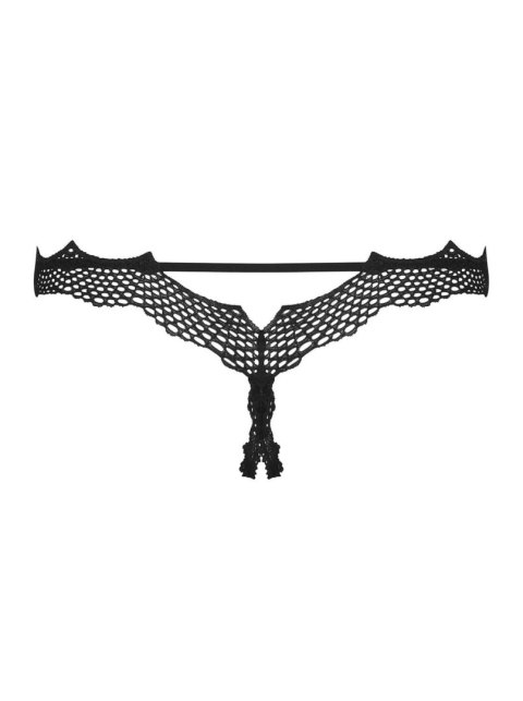 Obsessive - Stringi - Bravelle stringi otwarte czarne S/M Obsessive - Stringi - Bravelle stringi otwarte czarne S/M