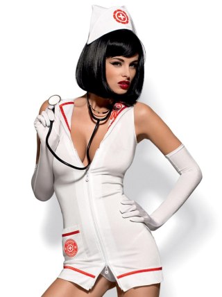 Obsessive - Kostium Pielęgniarki - Emergency dress kostium S/M + stetoskop