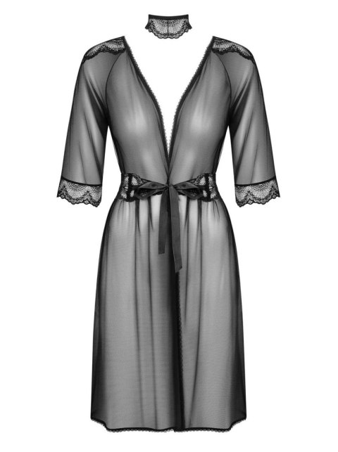 Obsessive - Szlafrok - Lucita peniuar czarny S/M