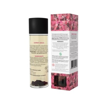 Exsens - Olejek do masażu - GARNET ARGAN Organic Massage Oil with stones 100 ml