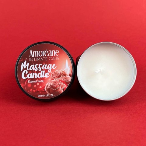 Amoreane - Świeca do masażu - Massage Candle Eternal Rose 30ml Amoreane - Świeca do masażu - Massage Candle Eternal Rose 30ml