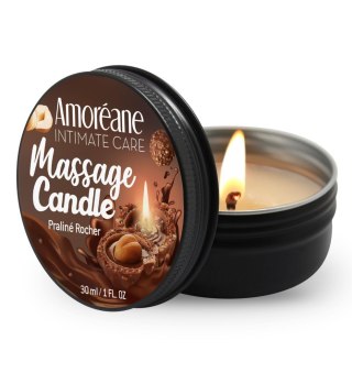 Amoreane - Świeca do masażu - Massage Candle Praline Rocher 30 ml