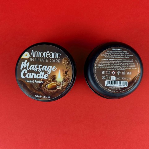 Amoreane - Świeca do masażu - Massage Candle Praline Rocher 30 ml Amoreane - Świeca do masażu - Massage Candle Praline Rocher 30 ml