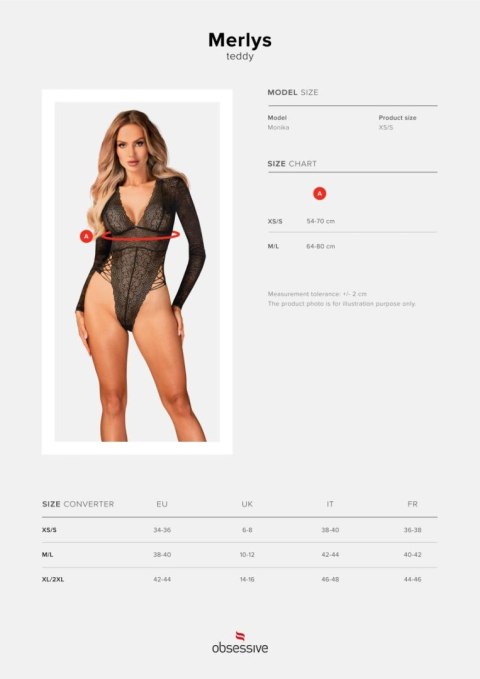Obsessive - Body - Merlys body XS/S Obsessive - Body - Merlys body XS/S