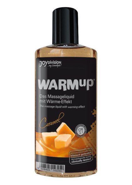 JoyDivision - Rozgrzewający olejek do masażu - WARMup Caramel, 150 ml