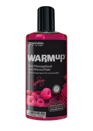 JoyDivision - Rozgrzewający olejek do masażu - WARMup Raspberry, 150 ml
