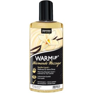 JoyDivision - Rozgrzewający olejek do masażu - WARMup vanilia 150ml