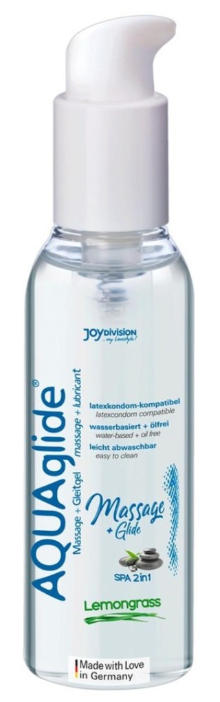 JoyDivision - Olejek do masażu - AQUAglide Massage+Glide Lemongrass, 200ml