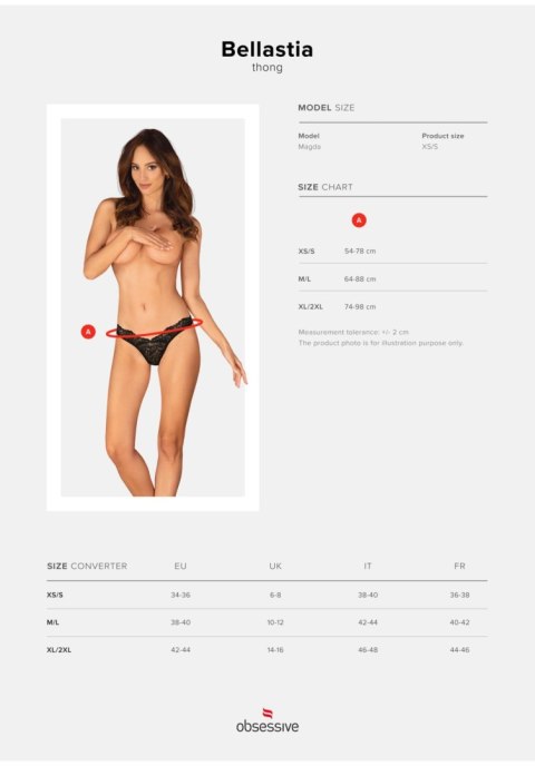 Obsessive - Stringi - Bellastia stringi XL/2XL Obsessive - Stringi - Bellastia stringi XL/2XL