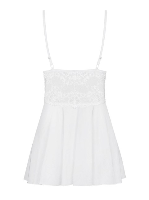 Obsessive - Babydoll - 810-BAB-2 babydoll i stringi biała S/M Obsessive - Babydoll - 810-BAB-2 babydoll i stringi biała S/M