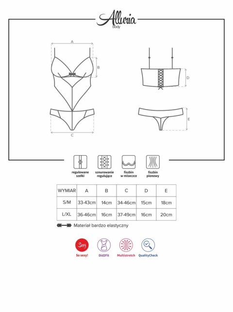 Obsessive - Body - Alluria body L/XL Obsessive - Body - Alluria body L/XL