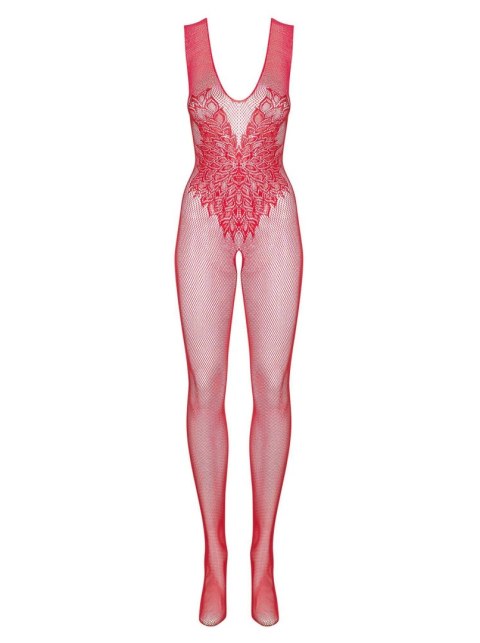 Obsessive - Bodystocking N112 czerwone XL/XXL Obsessive - Bodystocking N112 czerwone XL/XXL