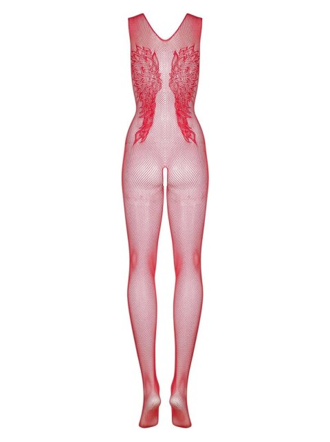 Obsessive - Bodystocking N112 czerwone XL/XXL Obsessive - Bodystocking N112 czerwone XL/XXL