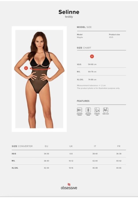 Obsessive - Body - Selinne body XL/2XL Obsessive - Body - Selinne body XL/2XL