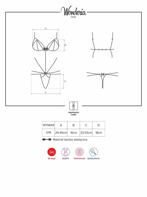 Obsessive - Body - Wonderia body S/M Obsessive - Body - Wonderia body S/M