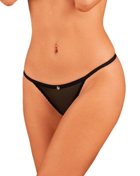 Obsessive - Stringi - Celia Noir crotchless thong XS/S Obsessive - Stringi - Celia Noir crotchless thong XS/S