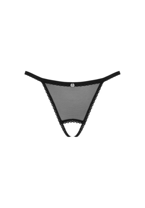 Obsessive - Stringi - Celia Noir crotchless thong XS/S Obsessive - Stringi - Celia Noir crotchless thong XS/S