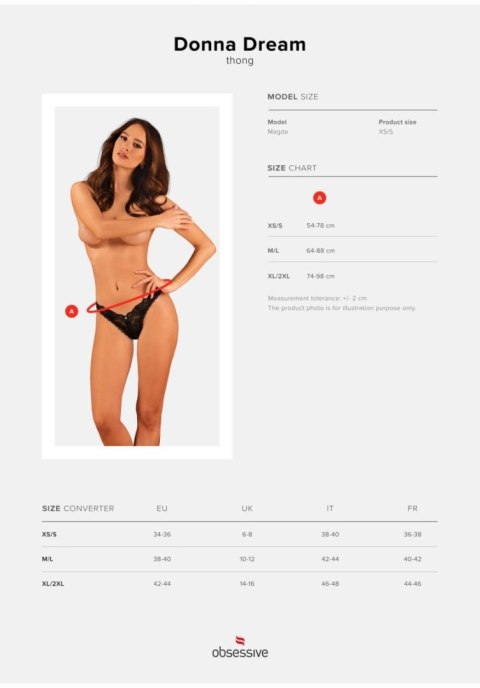 Obsessive - Stringi - Donna Dream stringi XL/2XL Obsessive - Stringi - Donna Dream stringi XL/2XL