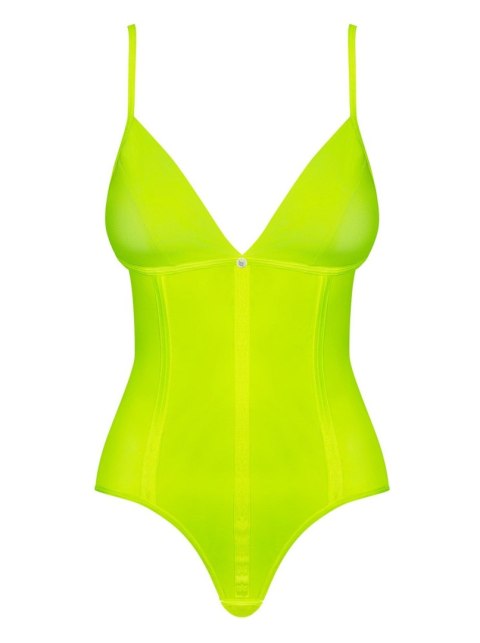 Obsessive - Body - Neonia body żółty L/XL Obsessive - Body - Neonia body żółty L/XL