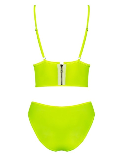 Obsessive - Komplet - Neonia top i figi żółty S/M Obsessive - Komplet - Neonia top i figi żółty S/M