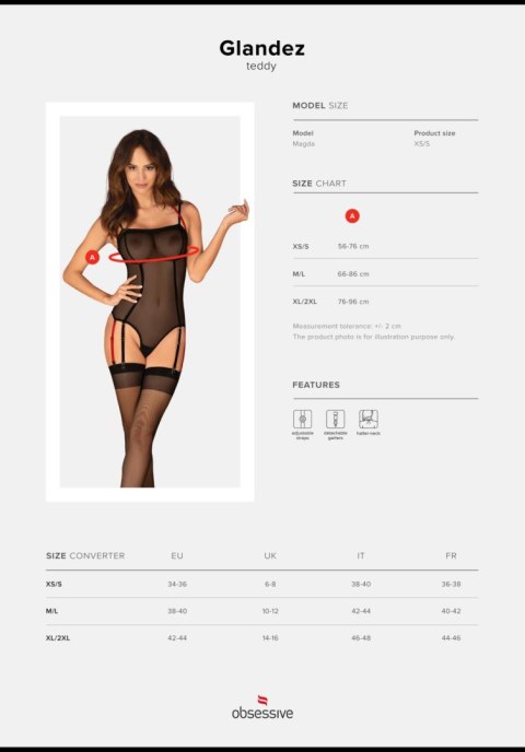 Obsessive - Body - Glandez body XS/S Obsessive - Body - Glandez body XS/S