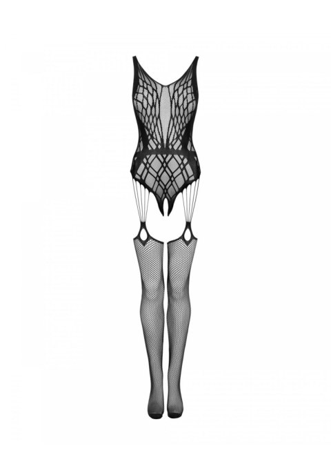Obsessive - Bodystocking G324 czarny XL/XXL Obsessive - Bodystocking G324 czarny XL/XXL