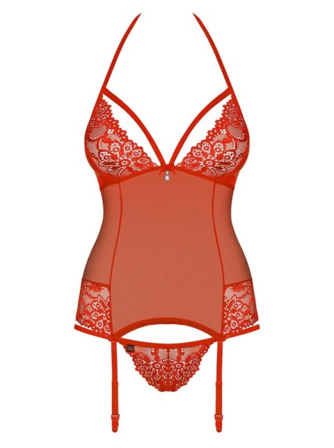 Obsessive - Gorset - 838-COR-3 gorset i stringi L/XL Obsessive - Gorset - 838-COR-3 gorset i stringi L/XL