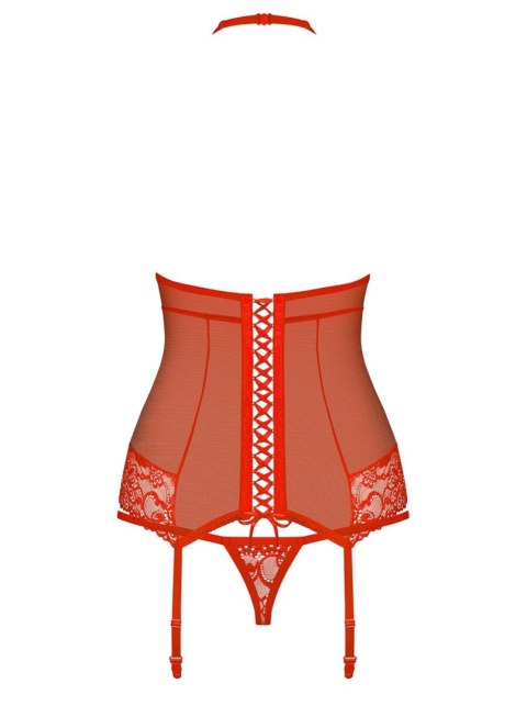Obsessive - Gorset - 838-COR-3 gorset i stringi L/XL Obsessive - Gorset - 838-COR-3 gorset i stringi L/XL