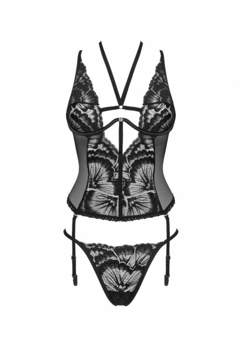 Obsessive - Gorset - Alessya gorset czarny XS/S Obsessive - Gorset - Alessya gorset czarny XS/S