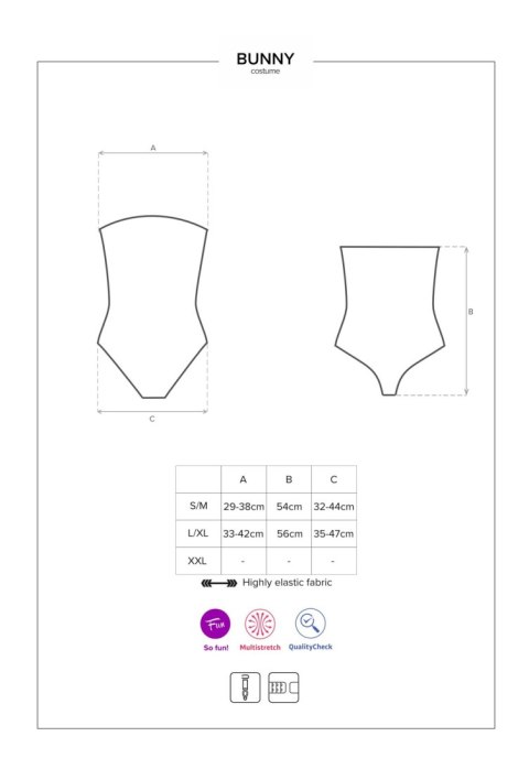 Obsessive - Kostium Króliczka - Bunny costume L/XL Obsessive - Kostium Króliczka - Bunny costume L/XL
