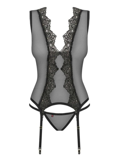 Obsessive - Gorset - Meshlove gorset i stringi S/M Obsessive - Gorset - Meshlove gorset i stringi S/M