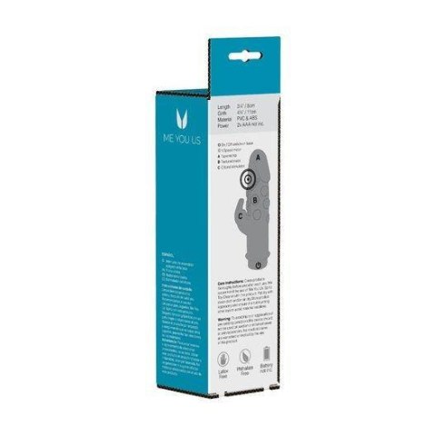 Me You Us Jack Rabbit Vibrator Blue Me You Us Jack Rabbit Vibrator Blue