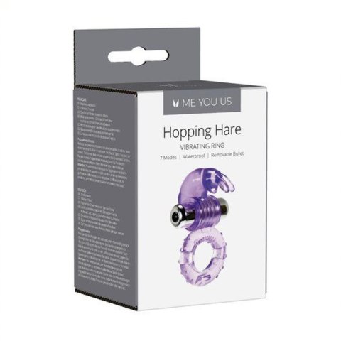 Pierścień- Me You Us Hopping Hare Cock Ring Purple Pierścień- Me You Us Hopping Hare Cock Ring Purple