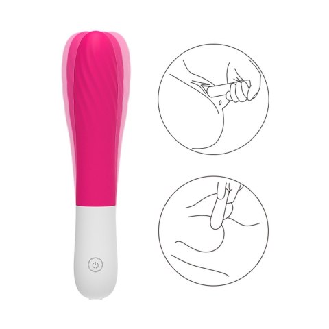 Wibrator 7 vibration function Rrose Red Wibrator 7 vibration function Rrose Red